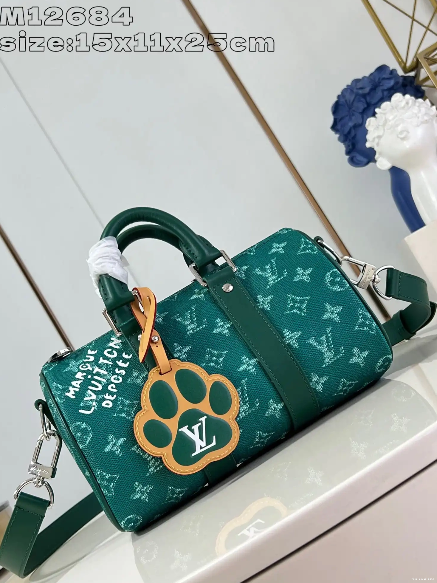 BANDOULIÈRE VUITTON 25 KEEPALL LOUIS 0529
